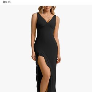 Elegant Black Sleeveless Dress